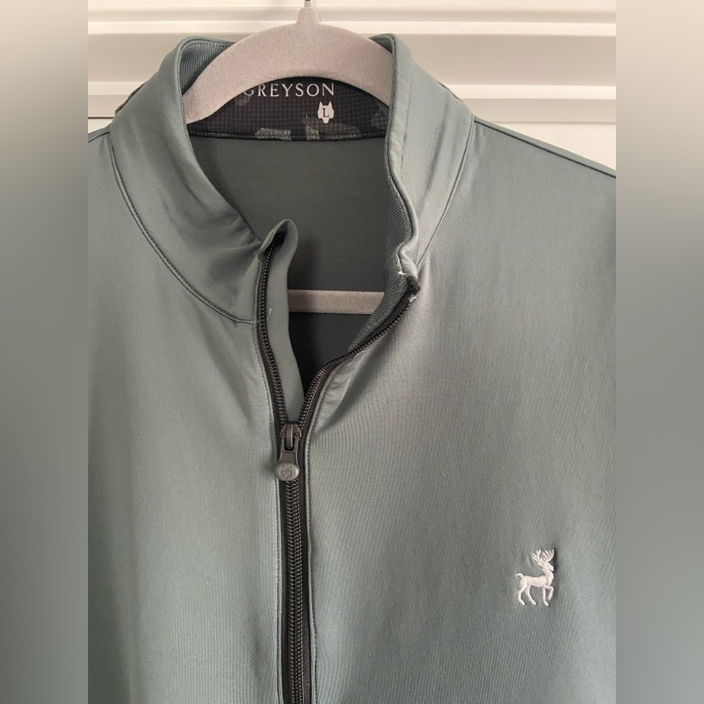 Greyson Sequoia Granite Links Golf Course 1/4 Zip - Size L